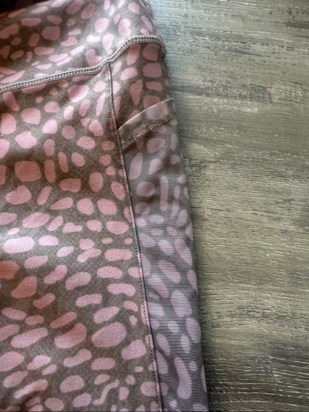 Peloton Brown and Pink Leopard-Print Active Set - Sports Bra & Leggings - Picture 4 of 5